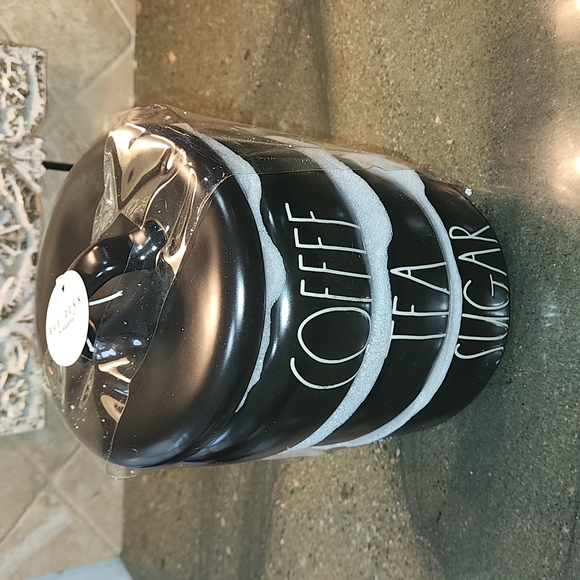 Rae Dunn Stackable Coffee, Tea, Sugar Canister "New" - Picture 2 of 4